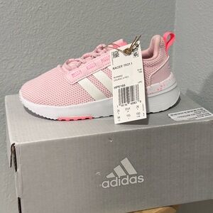 Adidas Racer TR21 Pink and White Sneakers